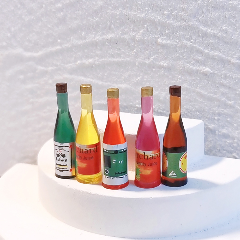 Wine Beer House - 5 ชิ้น 1/12 Dollhouse Miniature อุปกรณ์เสริม