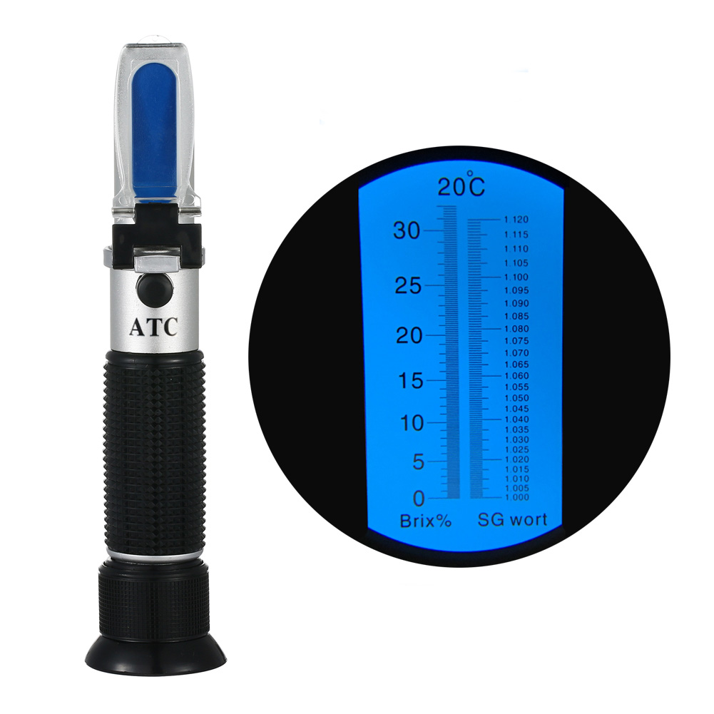Wine N Beer - Refractometer เบียร์ Wort Dual 0-32Brix &