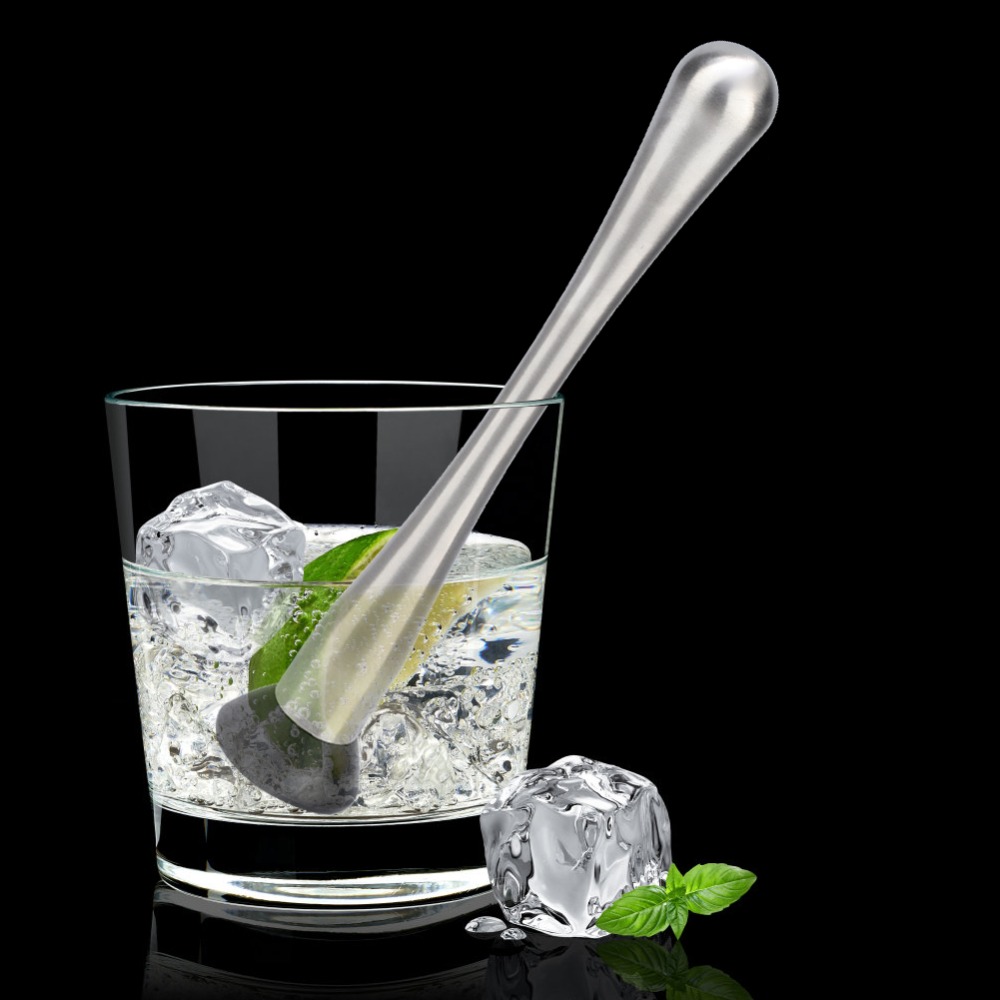 Muddler Cocktail Bar - ไม้บดน้ำแข็งแบบมืออาชีพ แข็งแรง ทนทาน ทำความสะอาดง่าย ใช้สำหรับผสมเครื่องดื่ม