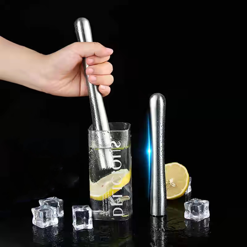 Muddler Cocktail Bar - 22.5 ซม.บาร์ค็อกเทล Muddler Mojito Hedgehog หัวสแตนเลสบาร์ผสมค็อกเทล