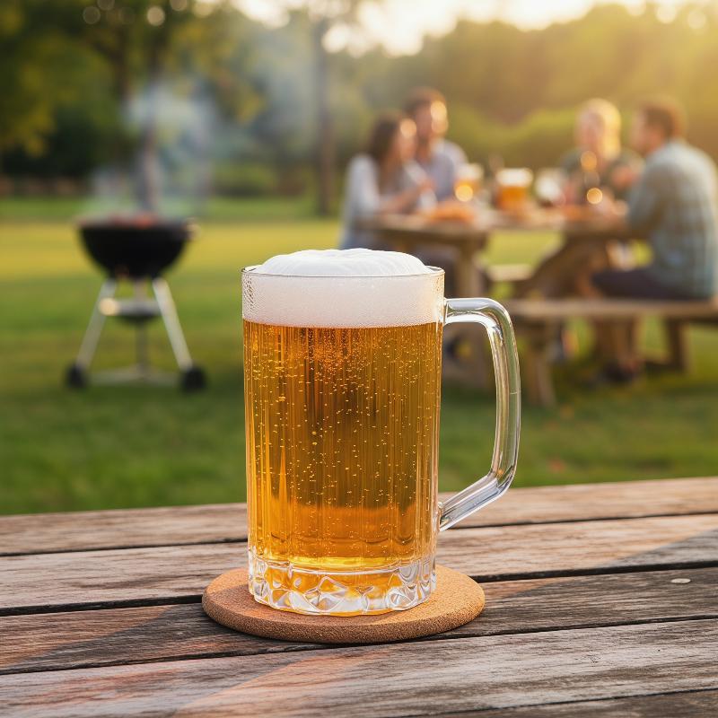 Wine Beer And Liquor - แก้วเบียร์อะคริลิค 1 ชิ้น 500 มล. แก้วเบียร์พลาสติกใส