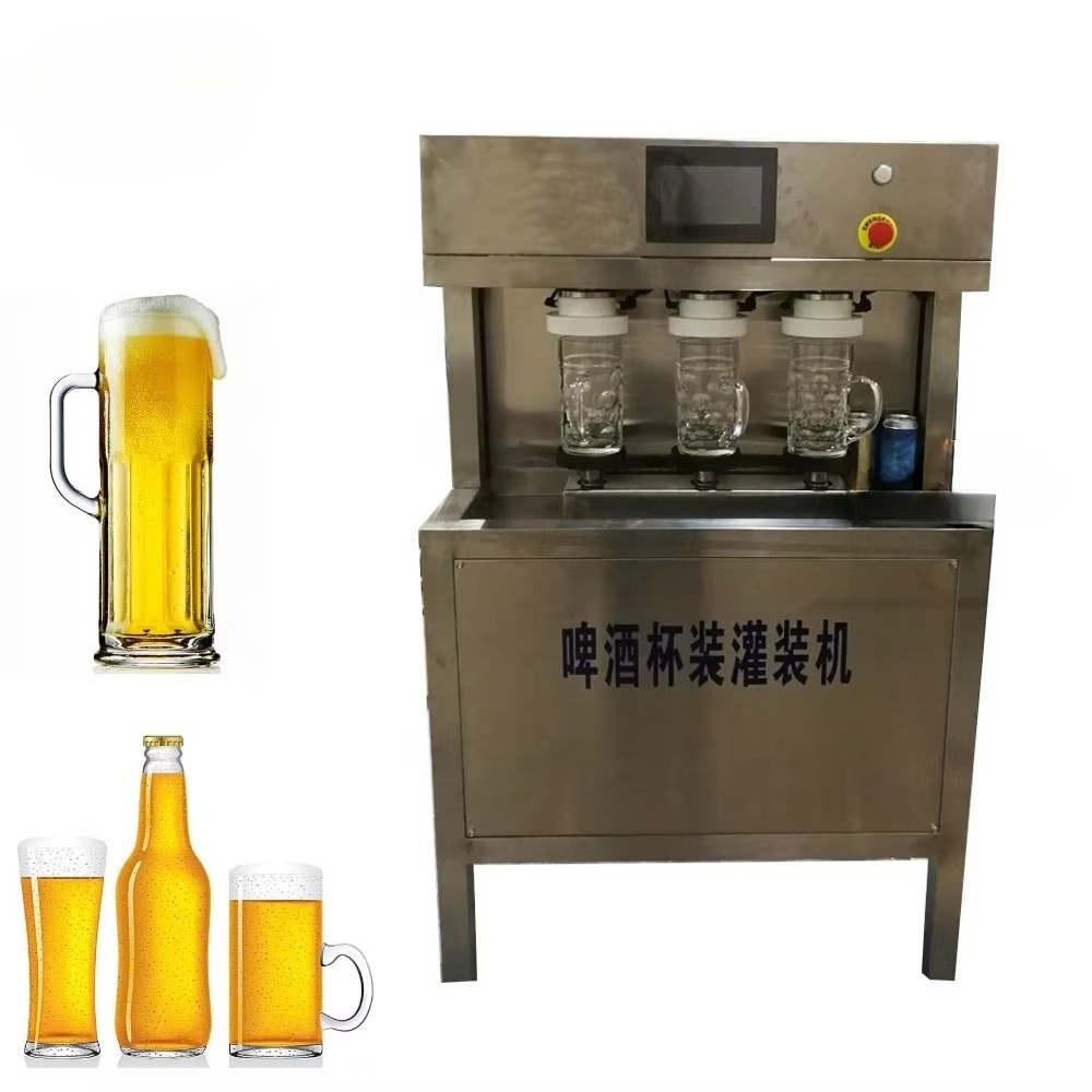 เครื่องบรรจุเบียร์แบบแมนนวลสำห - Wine To Beer Alcohol บทวิจารณ์และราคา