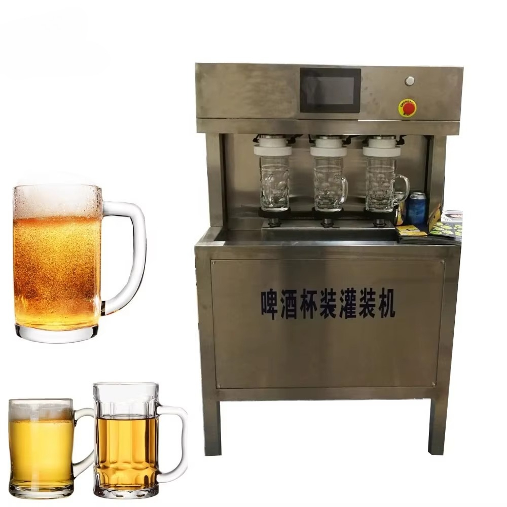 เครื่องบรรจุเบียร์แบบแมนนวลสำห - Wine To Beer Alcohol บทวิจารณ์และราคา