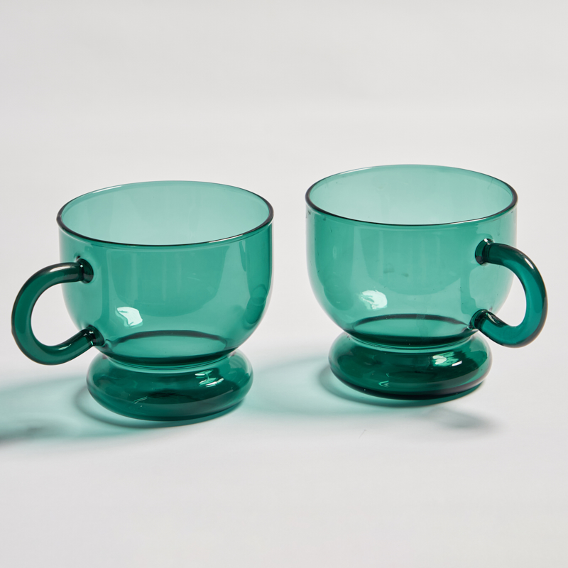 2PC Nordic Cangkir Kopi Kaca ช - Wine Beer House บทวิจารณ์และราคา