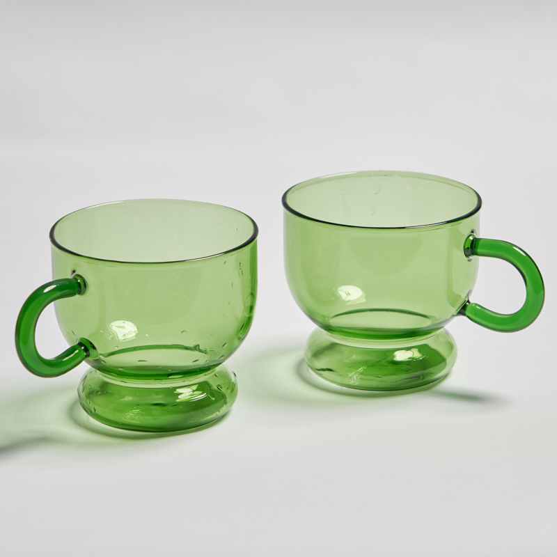 2PC Nordic Cangkir Kopi Kaca ช - Wine Beer House บทวิจารณ์และราคา