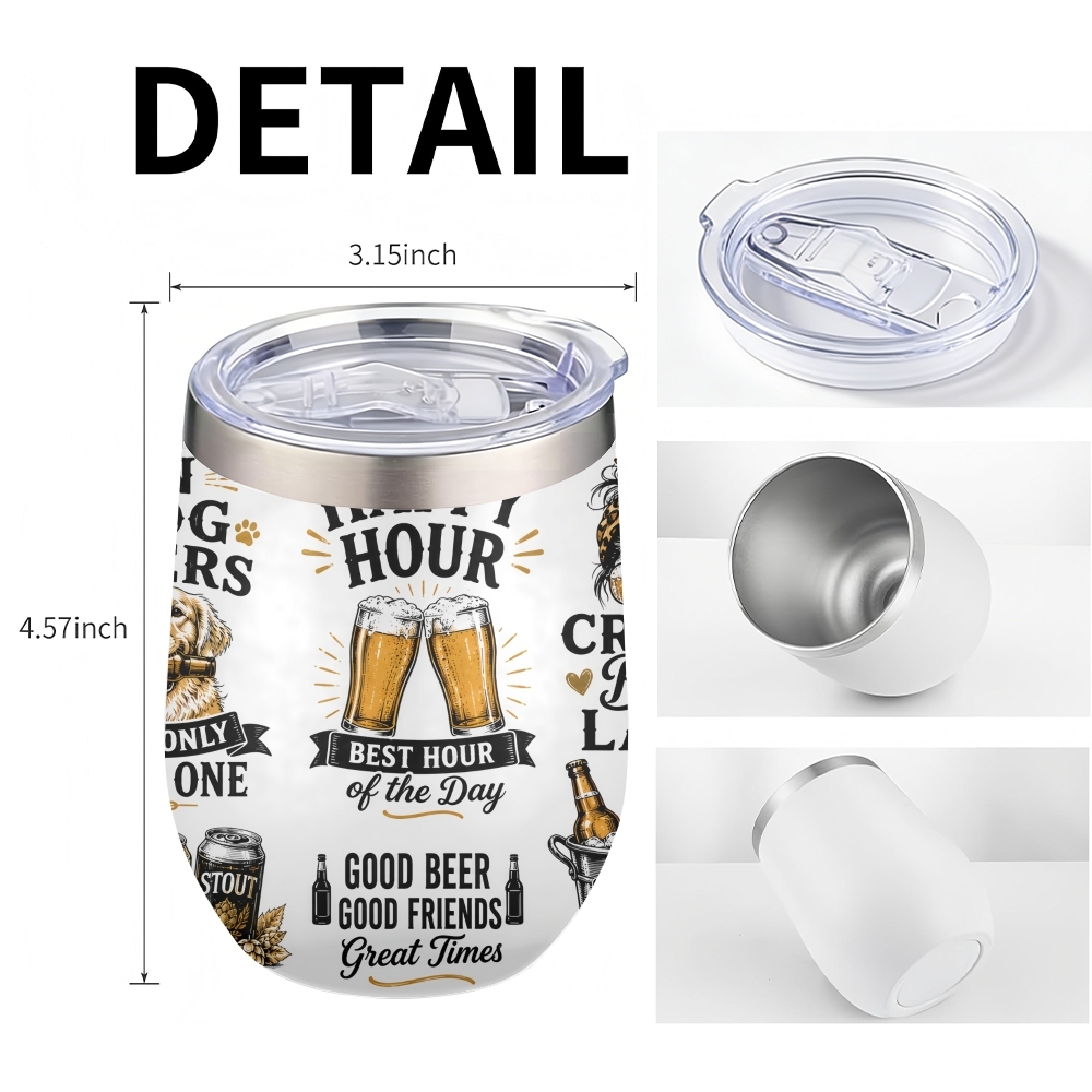 แก้วเก็บความร้อนสุญญากาศลายคำค - Beer And Wine Quote บทวิจารณ์และราคา