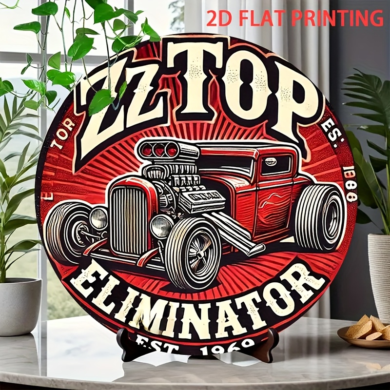 ป้ายโลหะรถยนต์ ZZ Top Eliminat - Wine Tag Label บทวิจารณ์และราคา