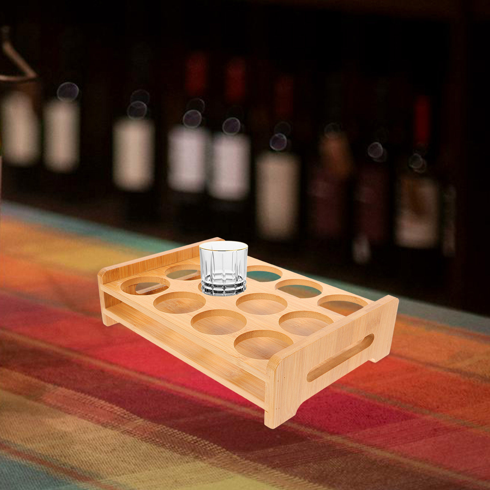 ที่วางแก้วช็อตไม้ไผ่ ชั้นวางอเ - Wine Beer Rack บทวิจารณ์และราคา