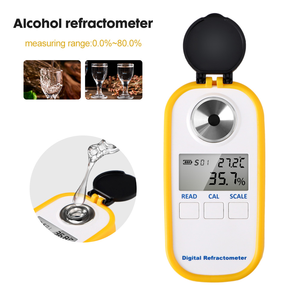 เครื่องวัดแอลกอฮอล์แบบดิจิตอล  - Wine To Beer Alcohol บทวิจารณ์และราคา