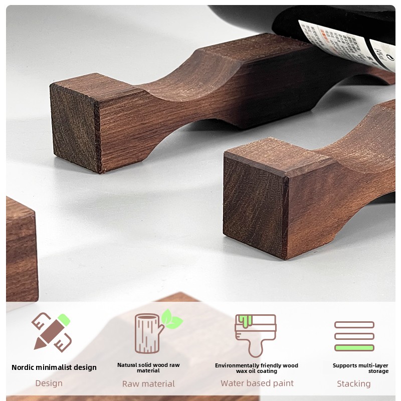 ชั้นวางไวน์ไม้เนื้อแข็งหลายชั้ - Wine Beer Rack บทวิจารณ์และราคา