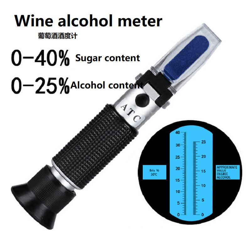 แบบพกพาเครื่องวัดแอลกอฮอล์ที่ถ - Wine To Beer Alcohol บทวิจารณ์และราคา