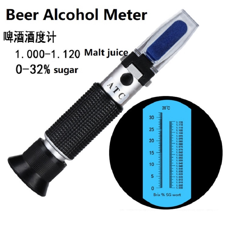 แบบพกพาเครื่องวัดแอลกอฮอล์ที่ถ - Wine To Beer Alcohol บทวิจารณ์และราคา