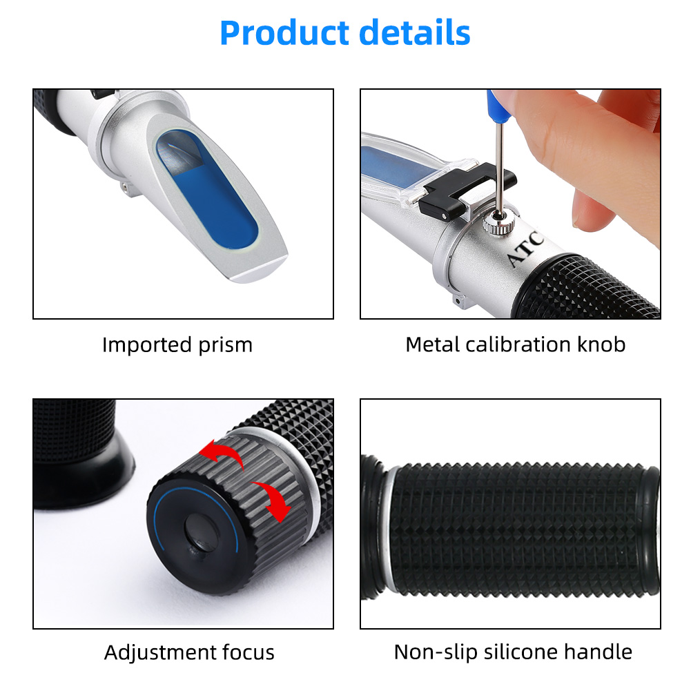 Refractometer เบียร์ Wort Dual - Wine N Beer บทวิจารณ์และราคา