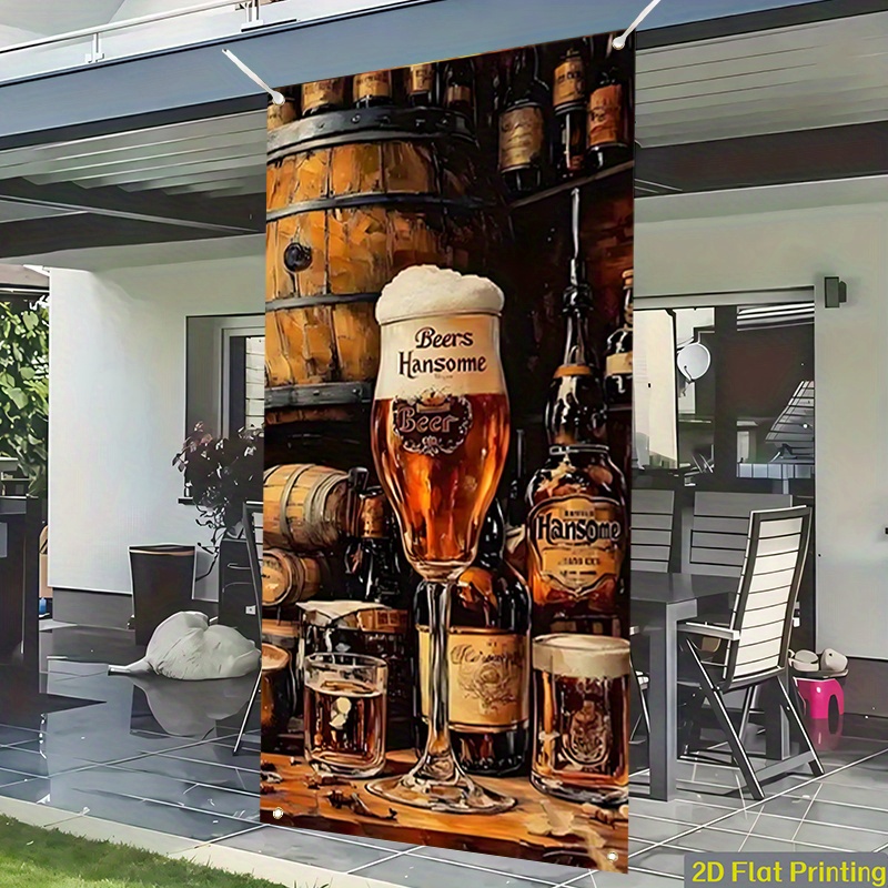 ป้ายโฆษณาแบนเนอร์แบบแบน 2 มิติ - Wine Beer House บทวิจารณ์และราคา