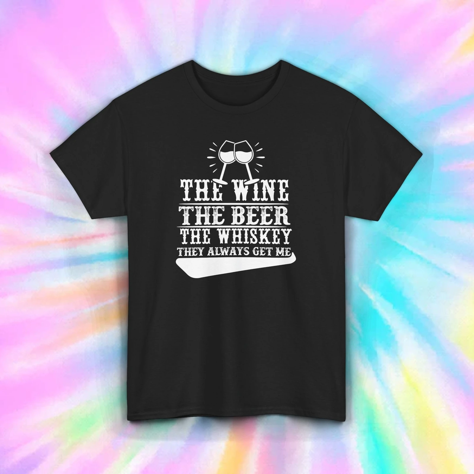 เสื้อยืดลายไวน์ เบียร์ วิสกี้  - Wine To Beer Alcohol บทวิจารณ์และราคา