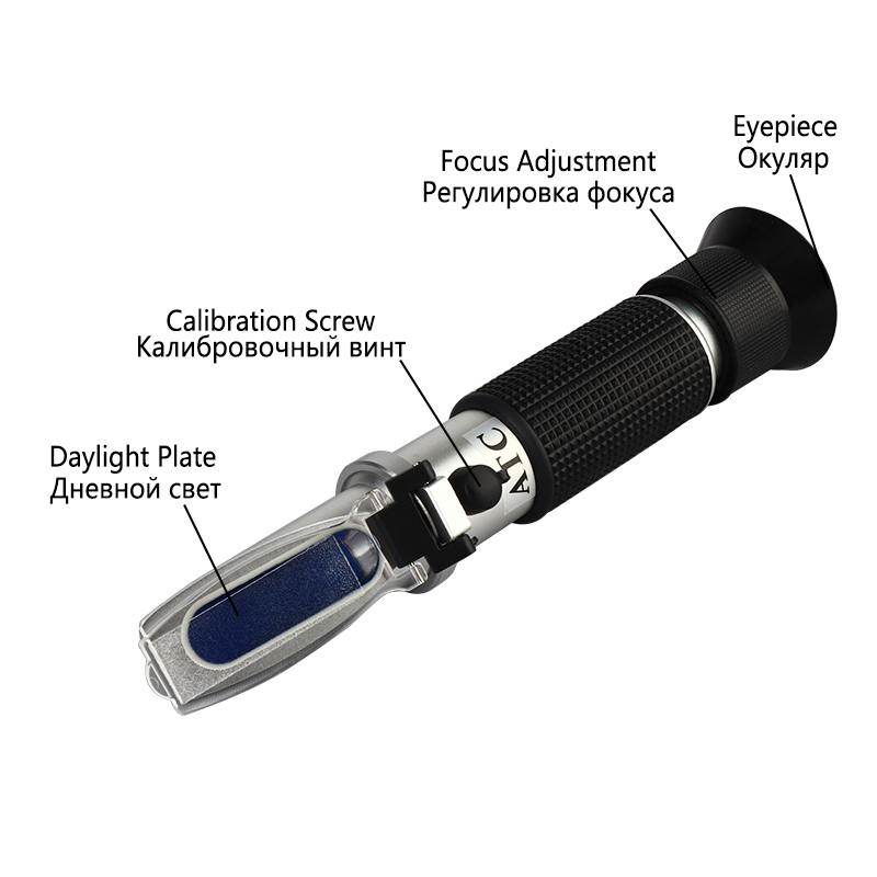 Hand - held Refractometer Sing - Wine To Beer Alcohol บทวิจารณ์และราคา