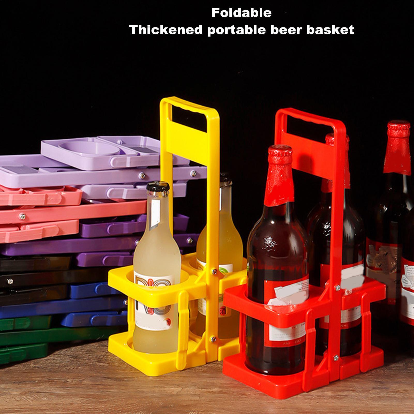 ตะกร้าใส่เบียร์แบบพกพา พับได้  - Wine Beer Rack บทวิจารณ์และราคา